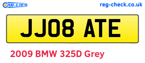JJ08ATE are the vehicle registration plates.