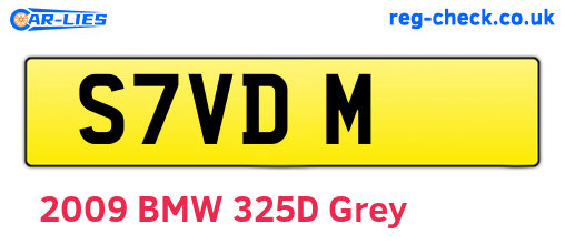S7VDM are the vehicle registration plates.