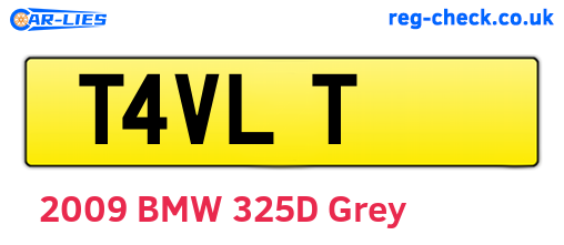 T4VLT are the vehicle registration plates.