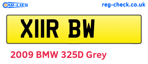 X11RBW are the vehicle registration plates.