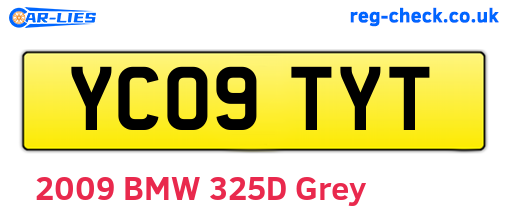 YC09TYT are the vehicle registration plates.