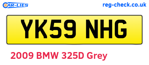 YK59NHG are the vehicle registration plates.