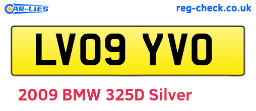 LV09YVO are the vehicle registration plates.