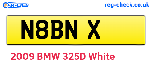 N8BNX are the vehicle registration plates.