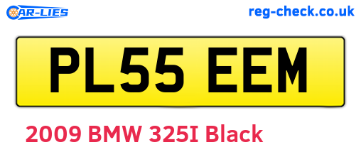 PL55EEM are the vehicle registration plates.