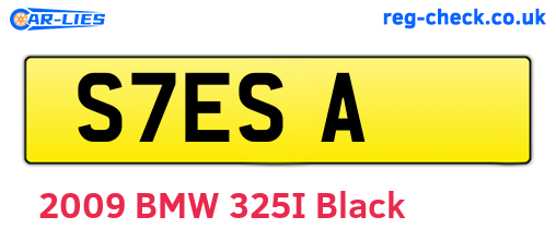 S7ESA are the vehicle registration plates.