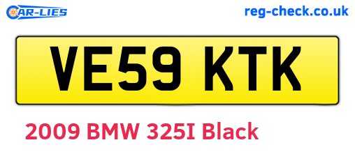 VE59KTK are the vehicle registration plates.