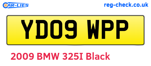 YD09WPP are the vehicle registration plates.