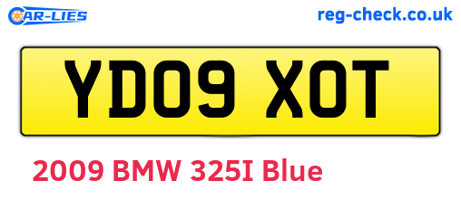 YD09XOT are the vehicle registration plates.