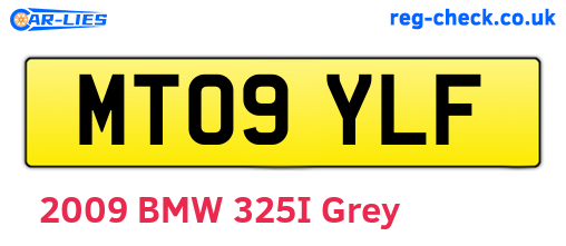 MT09YLF are the vehicle registration plates.