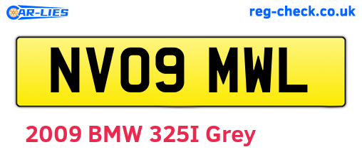 NV09MWL are the vehicle registration plates.