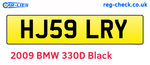 HJ59LRY are the vehicle registration plates.