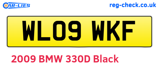 WL09WKF are the vehicle registration plates.