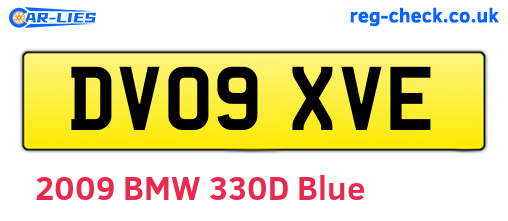 DV09XVE are the vehicle registration plates.