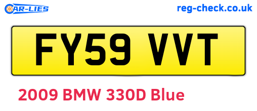 FY59VVT are the vehicle registration plates.
