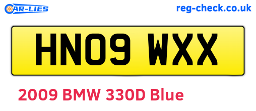 HN09WXX are the vehicle registration plates.