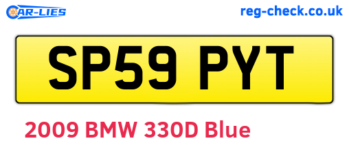 SP59PYT are the vehicle registration plates.