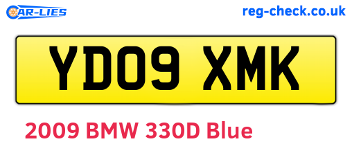 YD09XMK are the vehicle registration plates.