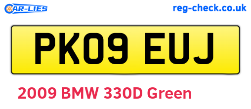 PK09EUJ are the vehicle registration plates.