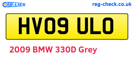 HV09ULO are the vehicle registration plates.