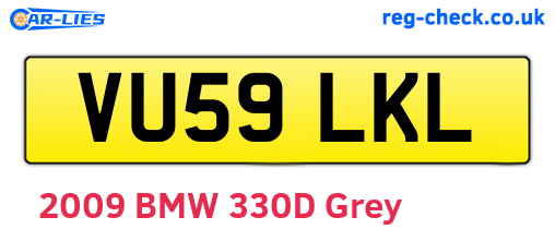 VU59LKL are the vehicle registration plates.