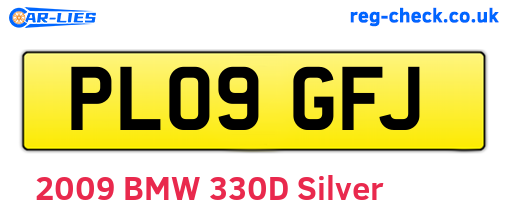 PL09GFJ are the vehicle registration plates.