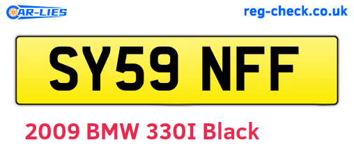 SY59NFF are the vehicle registration plates.
