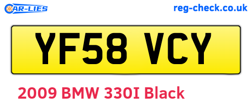 YF58VCY are the vehicle registration plates.