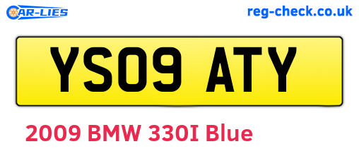 YS09ATY are the vehicle registration plates.