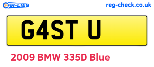 G4STU are the vehicle registration plates.