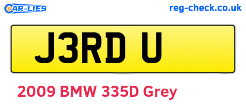 J3RDU are the vehicle registration plates.