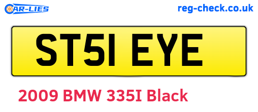 ST51EYE are the vehicle registration plates.