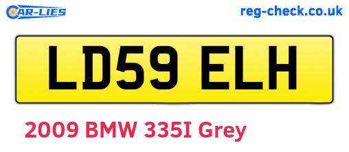 LD59ELH are the vehicle registration plates.