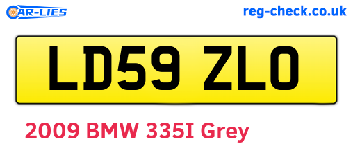 LD59ZLO are the vehicle registration plates.