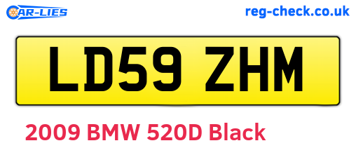 LD59ZHM are the vehicle registration plates.