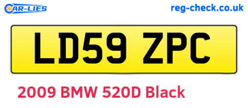 LD59ZPC are the vehicle registration plates.