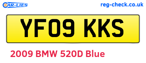 YF09KKS are the vehicle registration plates.