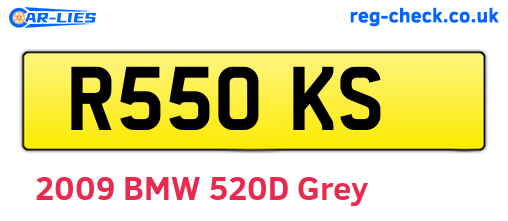 R55OKS are the vehicle registration plates.