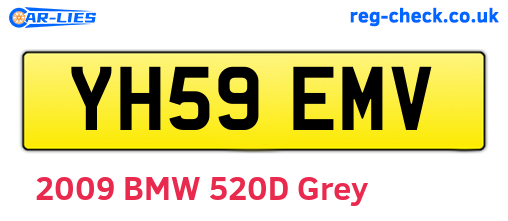 YH59EMV are the vehicle registration plates.