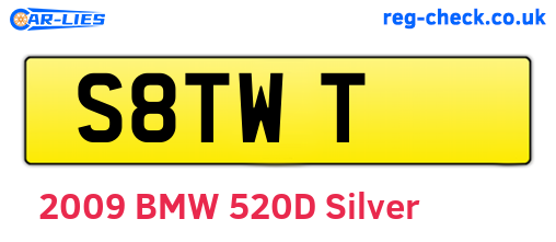 S8TWT are the vehicle registration plates.