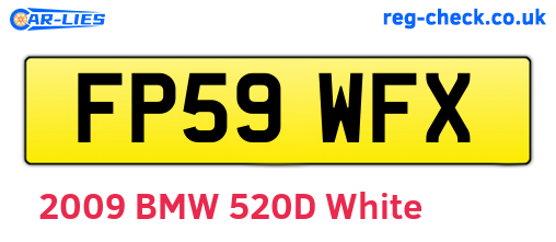 FP59WFX are the vehicle registration plates.