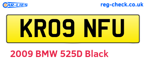 KR09NFU are the vehicle registration plates.