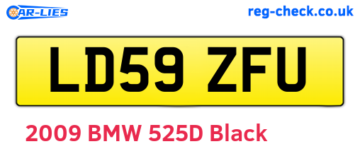 LD59ZFU are the vehicle registration plates.