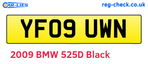 YF09UWN are the vehicle registration plates.