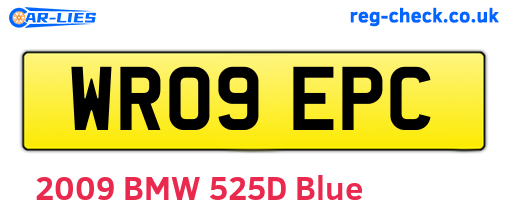 WR09EPC are the vehicle registration plates.