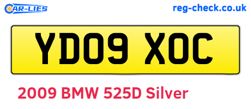 YD09XOC are the vehicle registration plates.