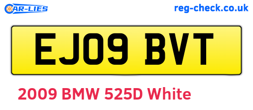 EJ09BVT are the vehicle registration plates.
