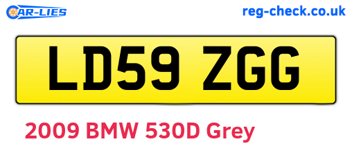 LD59ZGG are the vehicle registration plates.