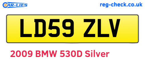 LD59ZLV are the vehicle registration plates.