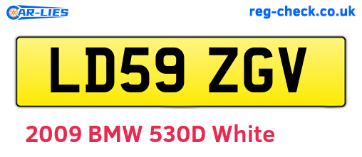 LD59ZGV are the vehicle registration plates.